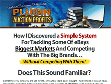 Tablet Screenshot of pluginauctionprofits.com